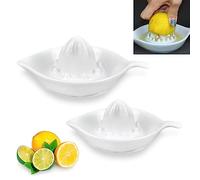 Spremiagrumi Manuale, Tianher 2 Pezzi Spremi lime Spremi Agrumi in Ceramica per limoni, Arance, Frutti di Bosco e Agrumi