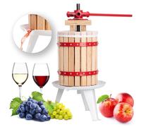 Spremiagrumi meccanico con leva 6L in legno di quercia