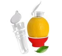 Spremiagrumi Patent-Safti I L'originale beccuccio Safti per limoni, arance, ecc. I Più facile di qualsiasi spremiagrumi o spremiagrumi I (rosso)