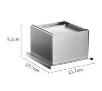 Spremiagrumi per alimenti in acciaio inox sostenibile con panno morbido (piccolo)