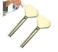 Spremiagrumi per dentifricio - 2 tubi per dentifricio, strizzatore a rullo per dentifricio, spremi dentifricio, tubo metallico per risparmiare dentifricio, creme, vernici, cosmetici e tinture per