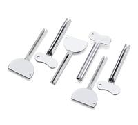 Spremiagrumi per dentifricio, set di 6 strumenti a rullo per dentifricio, chiave riutilizzabile per spremere la vernice, per prodotti colorati per capelli, crema cosmetica
