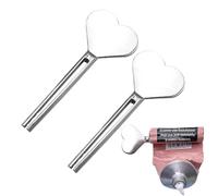 Spremiagrumi per dentifricio - Spremiagrumi per dentifricio | 2 pz tubo per dentifricio | Rullo per dentifricio | Rullo spremi vernice | Strizzatore per tubi in acciaio inox per vernici, creme,