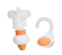 Zialofi Spremiagrumi per sacchetti di ricarica, dispenser appeso per gel doccia giapponese, accessorio per spremitura del gel doccia con gancio, Orangina