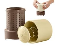 Spremiagrumi per verdure - Asciugatrice manuale per frutta | Scolapiatti multifunzione per uso domestico | Strumento a molla in acciaio inox ABS per disidratare sottaceti ravioli ripieni di insalata