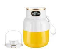 Spremiagrumi portatile - 600 ml USB Blender Cup | Macchina mixer digitale in acciaio | Frullatore proteico Maker per viaggi, all'aperto, palestra, cucina, uso quotidiano delle bevande