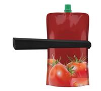 Spremiagrumi portatile, antiscivolo, per sacchetti di cibo, per lozioni, salse, condimenti, cibo per animali domestici, cucina, camera da , bagno