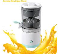 Spremiagrumi portatile ricaricabile USB per succo d'arancia, macchina multifunzionale per la produzione di succo domestico, mini spremiagrumi elettrico senza fili White