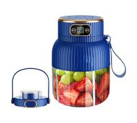 Spremiagrumi portatile - Tazza da viaggio per succhi | Macchina spremiagrumi ricaricabile USB, macchina per mescolare alimenti con display digitale 600 ml per frullati