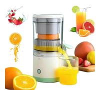 Spremiagrumi portatile wireless, spremiagrumi elettrico for agrumi, spremiagrumi for limoni, estrattore di succo automatico a 360°, succo for arancia, pompelmo, con ricarica USB-C, facile da pulire
