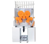 Spremiagrumi Professionale Automatico Elettrico Acciaio Inox 220V 120W Resa 40-50% 22 Arance al Minuto Pressa per Agrumi con Rubinetto Cavo 1,8m Filtri Vasche di Raccolta