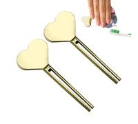 Spremiagrumi Rullo Dentifricio, 2 Pezzi Chiave Per Stringere Il Tubo Di Dentifricio, Apparecchi Per Stringere La Pittura Del Tubo In Acciaio Inossidabile, Spremiagrumi Dispenser