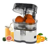 Spremiagrumi, spremiagrumi elettrico, macchina per doppio succo d'arancia da 400 ml, funzionamento con un solo tocco, resa del succo >90%, spremiagrumi per arance, lime, pompelmi bianchi