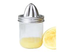 Spremiagrumi | Spremilimone | Reamer Manuale in Acciaio con Coperchio Barattolo per Estrazione Succo Fresco | Strumento Pressa Frutta per Preparazione Bevanda Arancia Lime for Cucina Casa