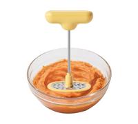 Spremiapatate - Utensile da cucina manuale in acciaio a 24 fori, schiacciapatate per verdure, per insalata di frutta, verdura, salse di carne e burro