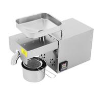 Spremiolio elettrico da 610 W, pressa automatica in acciaio inox, regolazione della temperatura 40 - 240 °C, mulino olio di arachidi, adatto per la maggior parte dei semi oleosi