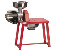 Passapomodoro elettrico a motore elettrico Palumbo Pavi TS INOX montato su banco - 335 W