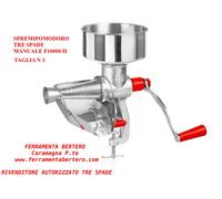 SPREMIPOMODORO PASSAPOMODORO manuale TRE SPADE Cod. F10000/II