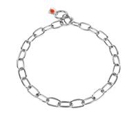 SPRENGER Collare Maglia Media (Ovalino) Acciaio Inox Silver 3 mm , 67 cm