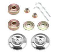 SPRHR 10 Pezzi Accessori Decespugliatore, Lama Dado Fissaggio Kit, Dado Fissaggio Kit per Lama Decespugliatore, Adatto per Ricambi Decespugliatori e Tosaerba