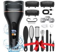 Spriak Rimozione Calli Elettrico Per Piedi Ricaricabile Portatile Lima Elettronica Per Piedi Strumenti Pedicure Kit 16 In 1 Per Rimuovere Calli Scrub Per Piedi Cura Professionale