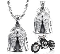 Sprießen 2 Pezzi Campanella Portafortuna Moto, Portachiavi Moto, Angelo Custode Campanella Accessori, Campanello Da Motociclista, Portafortuna Moto, Per Auto Elettriche, Moto, Biciclette