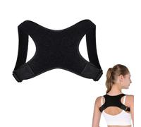 Sprießen Piastra per la schiena, Correzione della postura, Stabilizzatore per la schiena regolabile, Cintura nera di supporto per la schiena, per donne/uomini/adolescenti, Previene le gobbe