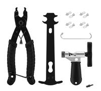 Sprifityy 3 in 1 Smagliacatena Bici,Kit Riparazione Bici, per Catena di Bicicletta per Utensili per Catena di Bicicletta da 6-12 Scomparti, Perfetta per Bici da Strada, Mountain Bike, Bici Sportive