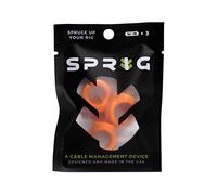 Sprig - Clip per guida cavi 3/8"-16, 3-Pack - Arancione