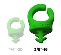 Sprig confezione da 3 pezzi (3/8 -16) per la gestione dei cavi Verde