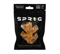 Sprig Value Pack (10x1/4 +5x3/8 ) Gestione dei cavi arancione