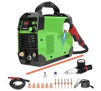 SPRIGHOLLY Taglierina al plasma con compressore integrato - 45A IGBT Inverter 230V - Accensione ad alta frequenza - Spessore massimo 10mm - Per tagliare acciaio inossidabile e acciaio al carbonio