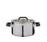 Spring 0315540620 Fusion 2+ - Pentola con coperchio, Ø 20 cm, 3,7 litri, acciaio INOX
