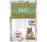 Spring 2025 Word Search Puzzle Book: Joyful Easy to Read Word Searches for Adults, Seniors & Teens about Springtime, Gardening, Planting & More | 6x9 ... for Vacations, Holidays and Free Time