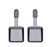 Spring 3367710302 Pizza raclette6 per raclette 2 Pezzi, Acciaio Inossidabile, Grigio