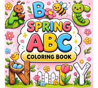 Spring ABC coloring book