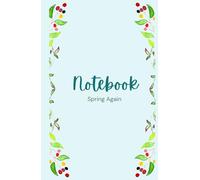 Spring Again - Ice Mint Blue Edition: Minimal Hardcover Journal | 5.5” x 8.5” | 160 Lined Pages | Crisp & Cool Spring Aesthetic