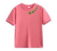 Spring and Autumn New Fashionable Cute Print Comfortable Version of The Girls Stamped T Shirt Girl Baby T Shirt, Colore: rosa., 3-4 Jahre