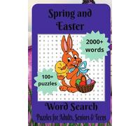 Spring and Easter: Easy to Read Print about Bunny, Holiday and Seasonal and More|6 X 9 inches(15.24 X 22.86 cm) 110+ pages|100+Puzzles…Gifts for Vacations, Holidays and Leisure Times