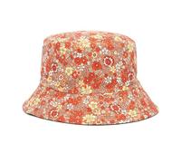 Spring And Summer Small Printed Hat Flower Double-sided Men's Wild Pot(E)