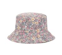 Spring And Summer Small Printed Hat Flower Double-sided Men's Wild Pot(Gray)