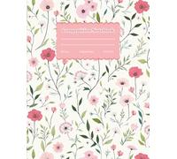 Spring Bloom Composition Notebook: Aesthetic Pink Floral Print for Writing and Note Taking