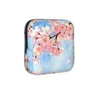 Spring Cherry Bloom - Borsa da viaggio per assorbenti igienici, a prova di periodo, discreta, per borsa da ufficio