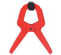 Spring Clamps for Woodworking | 2 Inch Clamping Capacity with Soft Rubber Handle | Overstriking Spring Clips for Backdrops/Photography/DIY | Red Engineering Plastic, 4.7 Inch
