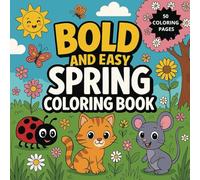 Spring coloring book: Celebrate Spring with 50 Adorable Coloring Pages for Kids
