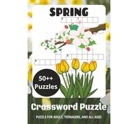 Spring Crossword Puzzle Book: Easy-to-Read Crossword Puzzles | 6 x 9 Inches | 111 Pages | 50++ Puzzles for Relaxation & Fun
