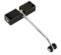 Spring Door Closer Mute Automatic Mounted Stainless Steel Adjustable Surface(Gold)