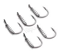 Spring Dough Bait Tackle Braided Stainless Catfish Bait Circle Octopus Fishing Holder Hooks Strong Durable for catfish trout Pack of 40 (10pcs,12#)