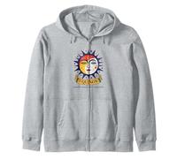 Spring Equinox Renew - Sole, Luna & Fiori Design Regalo Felpa con Cappuccio