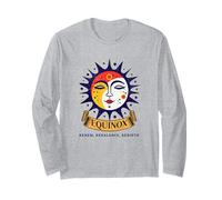 Spring Equinox Renew - Sole, Luna & Fiori Design Regalo Maglia a Manica